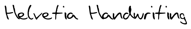 Helvetia Handwriting font